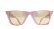 Image showing the Ray Ban RB2140 968 3E Sunglasses. This is a Pink Full Rimmed Wayfarer shaped frame in Plastic shown here from the front.